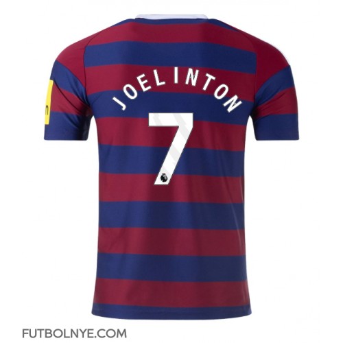 Camiseta Newcastle United Joelinton #7 Visitante Equipación 2024-25 manga corta